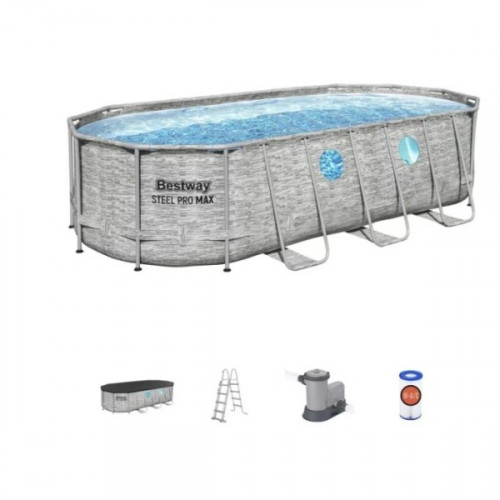 Сглобяем басейн BESTWAY 56716, размер 549 х 274 х 122 см