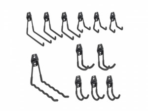 Комплект куки за инструменти Bradas - 12 бр. с крепежи