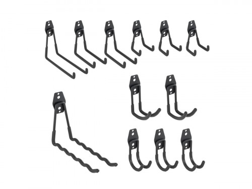 Комплект куки за инструменти Bradas - 12 бр. с крепежи