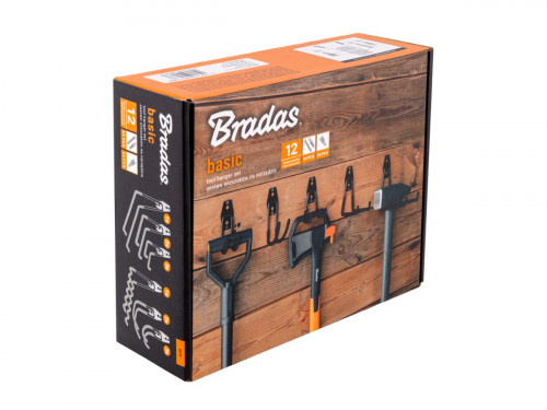 Комплект куки за инструменти Bradas - 12 бр. с крепежи