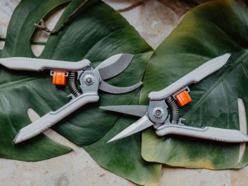 Градинска ножица Bradas White Line с разминаващи остриета