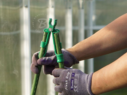 Регулируеми конектори за колчета за растения Ф16мм х 3 бр