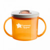 Tommee Tippee ЧАША FIRST CUP 4 м+ - ОРАНЖ-megahome.bg