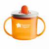 Tommee Tippee ЧАША FIRST CUP 4 м+ - ОРАНЖ-megahome.bg