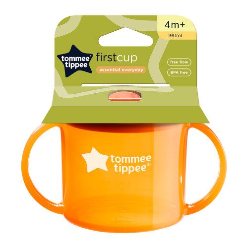 Tommee Tippee ЧАША FIRST CUP 4 м+ - ОРАНЖ