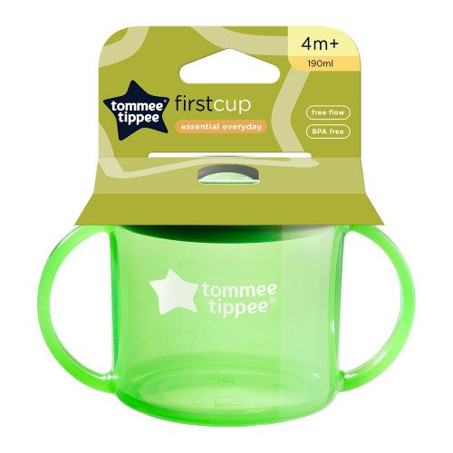Tommee Tippee ЧАША FIRST CUP 4 м+, ЗЕЛЕН