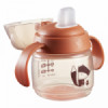 ЧАША МЕК НАКРАЙНИК SOFT SPOUT 150мл 4м+, BACSHIELD, РОЗОВ/ЛИСИЧЕ-megahome.bg