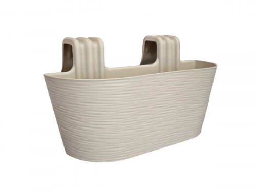 Саксия за балкон Donna 40cm в цвят капучино