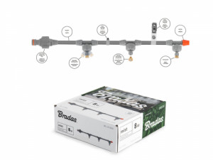 Система за охлаждане с водна мъгла WHITE LINE 8 м месингови дюзи
