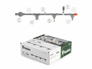 Система за охлаждане с водна мъгла WHITE LINE месингови дюзи 10м