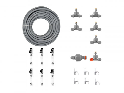 Система за охлаждане с водна мъгла WHITE LINE месингови дюзи 10м