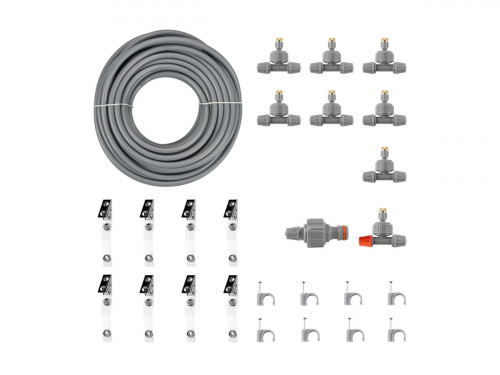 Система за охлаждане с водна мъгла WHITE LINE месингови дюзи 12м