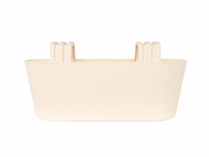 Саксия за балкон Donna 40cm в цвят ванилия