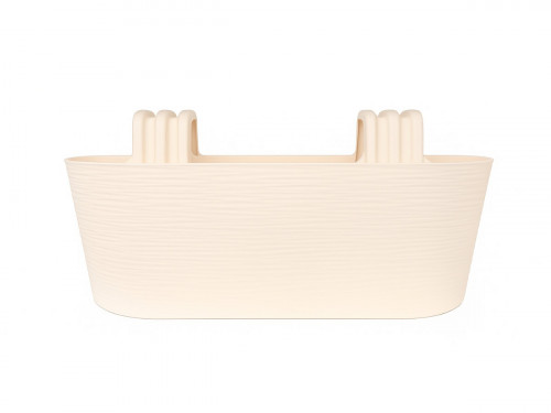 Саксия за балкон Donna 40cm в цвят ванилия