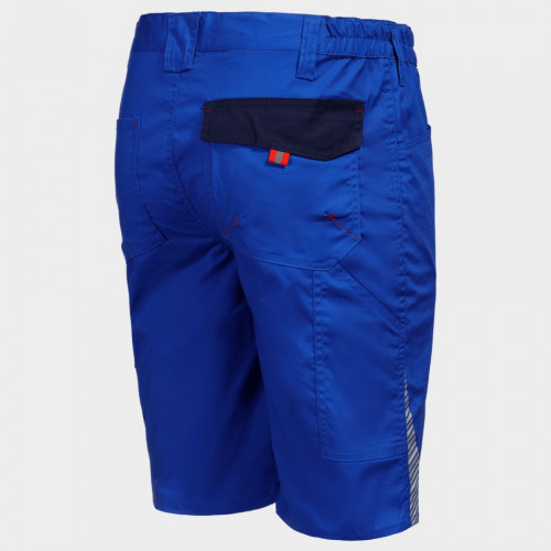 Работен къс панталон PRISMA LIGHT STRETCH ROYAL BLUE