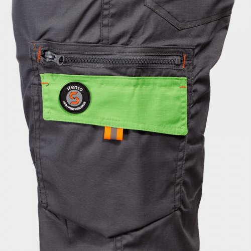 Работен къс панталон PRISMA LIGHT STRETCH LIGHT GREY