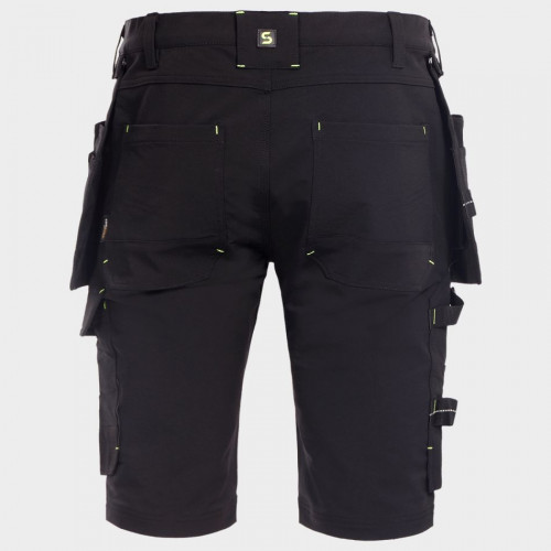 Работен къс панталон TASK BLACK