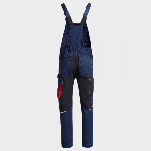 Работен полугащеризон REVOLT 4STRETCH NAVY- BLACK- RED