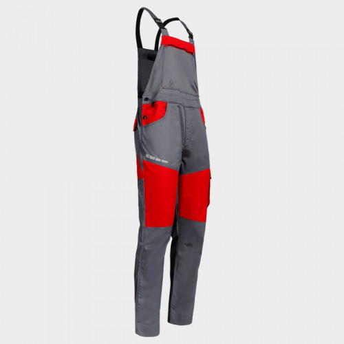 Работен полугащеризон EOS STRETCH RED -GREY