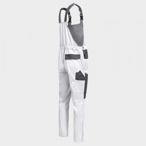 Работен полугащеризон EOS STRETCH WHITE -GREY