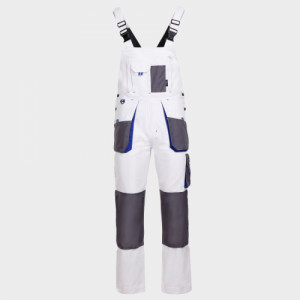 Работен полугащеризон KASTOR WHITE