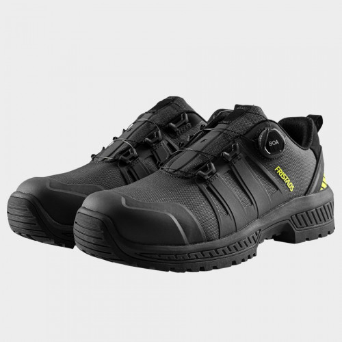 Работни обувки FRISTADS ComfortStep S3S ESD сиво и жълто