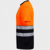 Светлоотразителна тениска PRISMA HV ORANGE/BLACK-megahome.bg