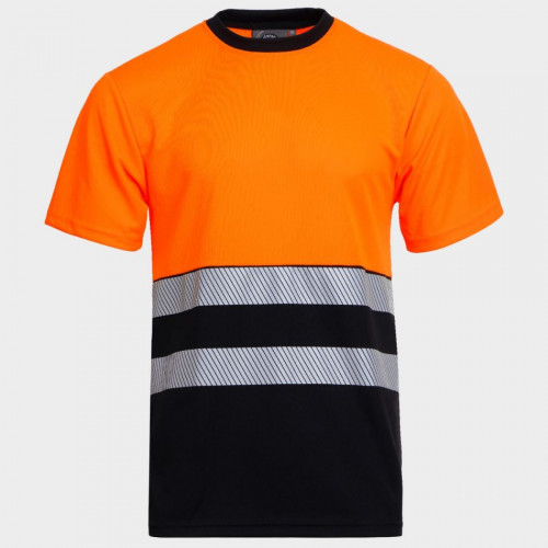 Светлоотразителна тениска PRISMA HV ORANGE/BLACK