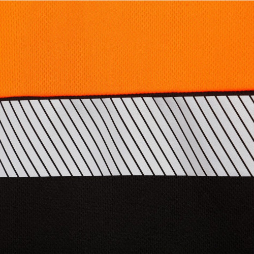 Светлоотразителна тениска PRISMA HV ORANGE/BLACK