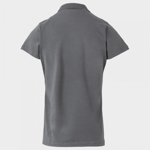 Дамска тениска с яка VELILLA сив цвят