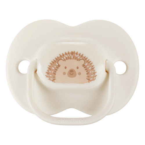 Ортодонтични залъгалки AnyTime 2 бр.0- 6 м бежово и крем Таралеж