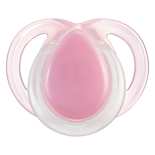 Залъгалки 0-6 месеца (2 бр.)Tommee Tippee Night Time - розов