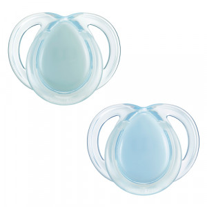 Залъгалки 0-6 месеца (2 бр.)Tommee Tippee Night Time - син