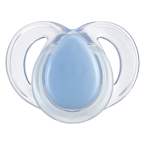 2 бр. залъгалки Tommee Tippee Night Time 6-18 м-бяло и синьо