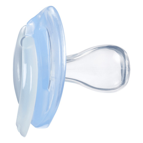 2 бр. залъгалки Tommee Tippee Night Time 6-18 м-бяло и синьо