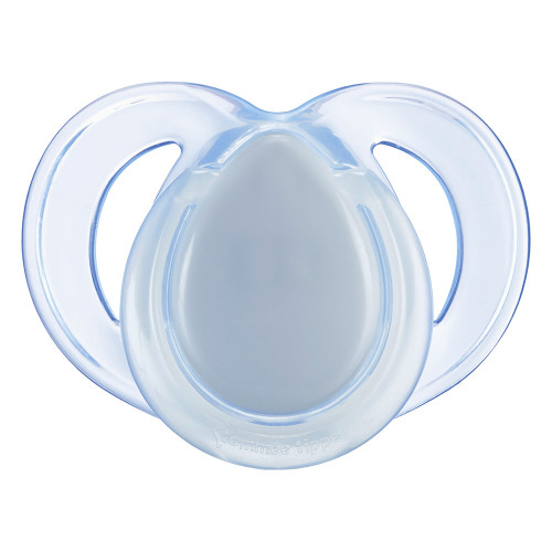 2 бр. залъгалки Tommee Tippee Night Time 6-18 м-бяло и синьо