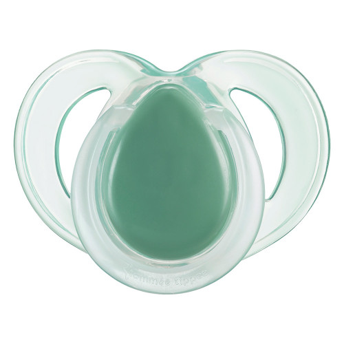 2 бр. залъгалки Tommee Tippee Night Time 18 - 36 м-бяло и зелено