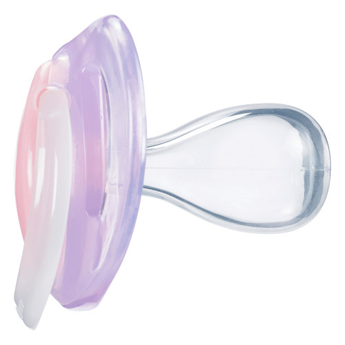 2 бр. залъгалки Tommee Tippee Night Time 18 -36 м- бяло и розово