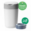 Хигиенен кош за памперси Tommee Tippee Twist&Click - бял-megahome.bg