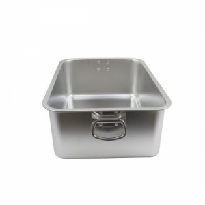 Дълбока тава с дръжки EK-3610 SS, 36x27x10 см от инокс