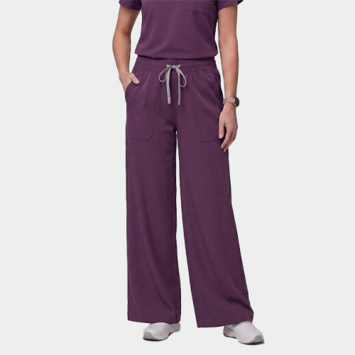 Медицински панталон Bwell AURELIA Straight - Eggplant