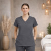 Медицинска туника Trend Uniforms TP3002 - сива-megahome.bg