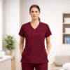 Медицинска туника Trend Uniforms TP3002 - винено червено-megahome.bg