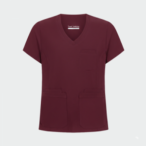 Медицинска туника Trend Uniforms TP3002 - винено червено