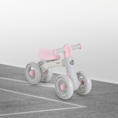Мини баланс велосипед RollyBoo с LED светлини - pink