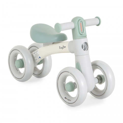 Мини баланс велосипед RollyBoo с LED светлини - green