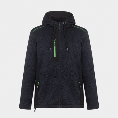 Суитшърт с цип BWOLF NORD Hoodie Сив/Син