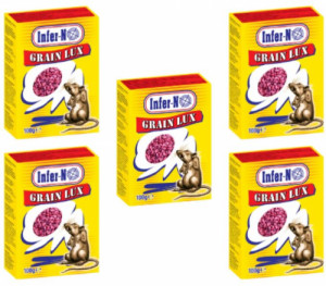 Infer-no grain lux отрова за мишки и плъхове зърно - 500 гр