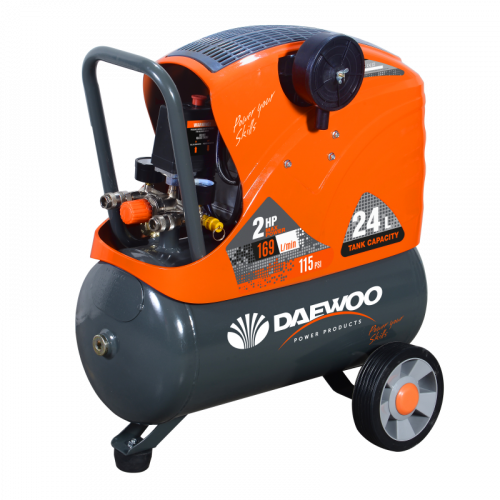 Компресор бутален 2HP/1.5 kW/ 24 l/ директно куплиране DAEWOO