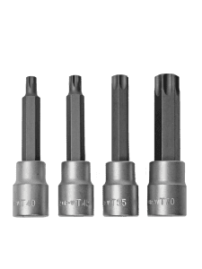 Комплект 4 броя вложки с накрайник Top Master  1/2\" T40 - T70